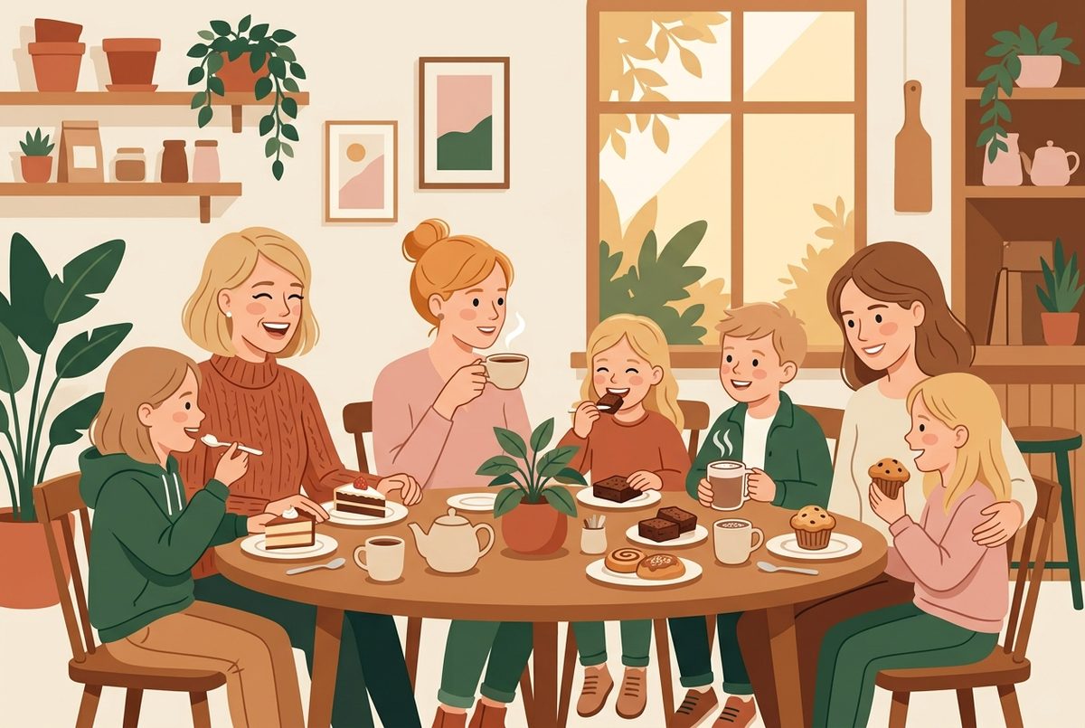 Illustration Kuchen für alle